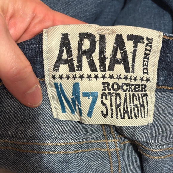 Ariat M7 Rocker Straight Jeans 36x34 **flawed - Picture 2 of 10